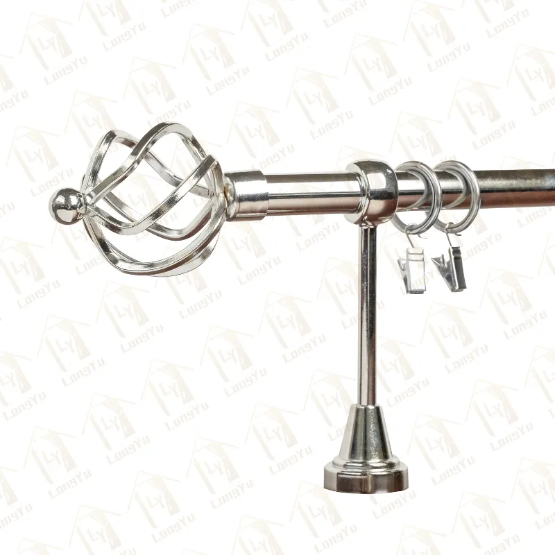 finisaje metalice pentru bara de perdea